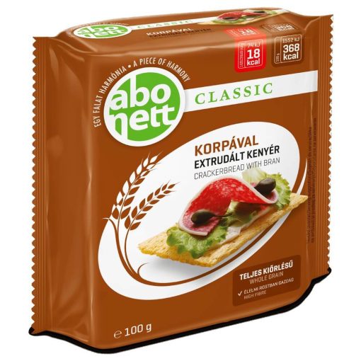 Abonett Extrudált kenyér Korpával - 100 g