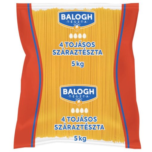 Balogh Tészta - 4 tojásos - Spagetti száraztészta - 5kg