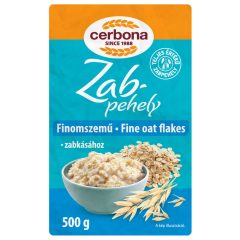 Cerbona Nagyszem Lap tott Zabpehely 500 g www.cerbonabol