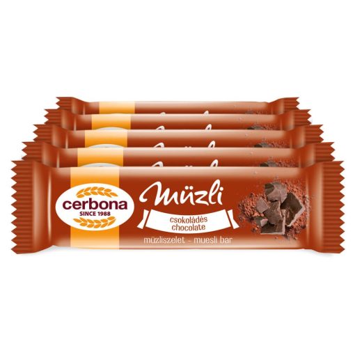 Cerbona Csokoládés müzliszelet - Tízórai csomag / 5 x 20 g