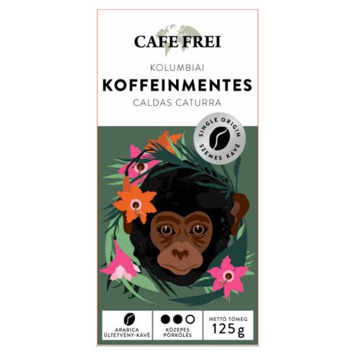 Café Frei, Kolumbiai koffeinmentes Caldas Caturra szemeskávé, 125 g