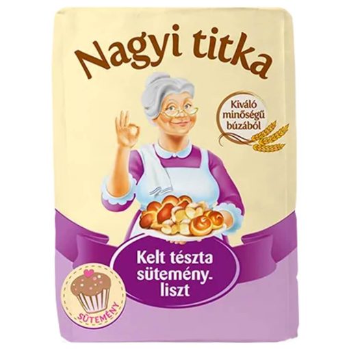 Nagyi titka kelt tészta süteményliszt 1kg