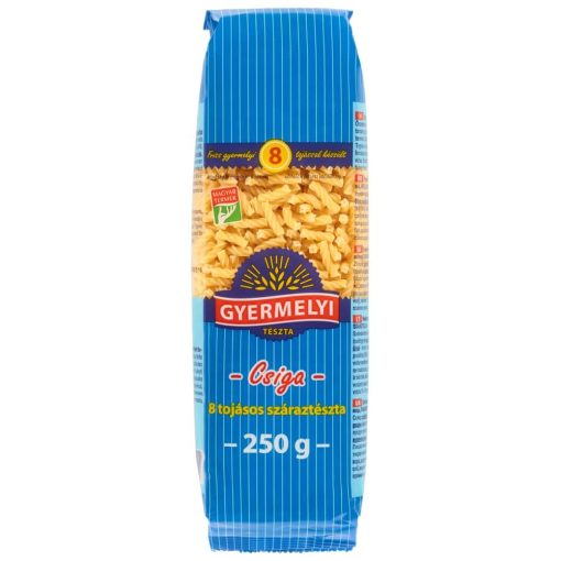 Gyermelyi Csiga, 8 tojásos száraztészta 250 g