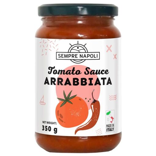 Sempre Napoli - Arrabbiata paradicsomszósz 350g