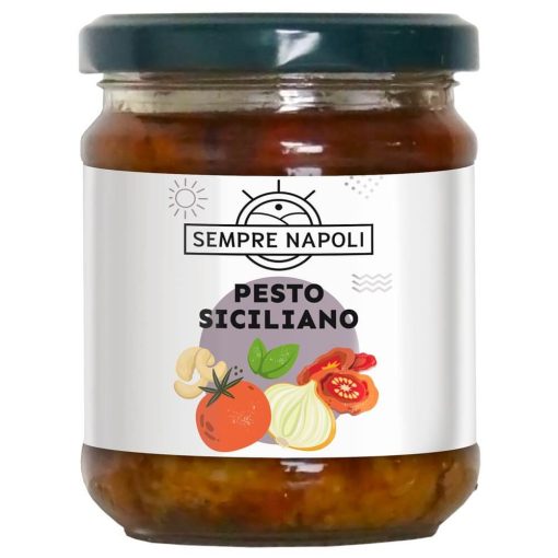 Sempre Napoli – Szicíliai stílusú paradicsomos pesto szósz 180g