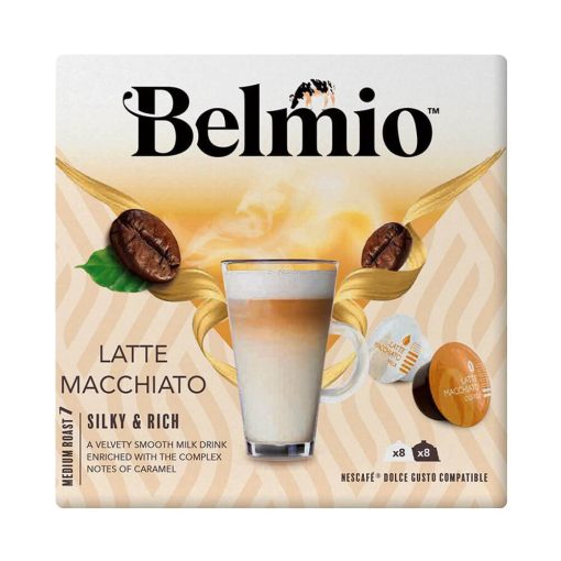 Belmio Café Dolce Gusto Latte Macchiato kávékapszula, 16 db/dobozos kiszerelésben