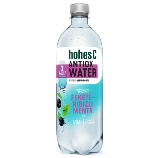 HohesC Antiox funkcionális víz Feketeribizli-menta ízű - 7,5 dl