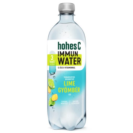 HohesC Immun funkcionális víz Lime-gyömbér ízű - 7,5 dl